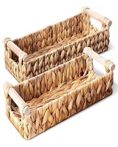 Handmade Natural Rattan <b>Wicker</b> Storage Basket for Home Kitchen Living Room Decor Export Wholesale OEM - Product Image 4