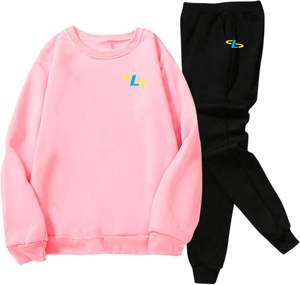 Conjunto Deportivo de 2 Piezas para Mujer, Talla Grande, Otoño Invierno, Conjunto de Pantalones Deportivos de Dos Piezas, Ropa Femenina - Product Image 4