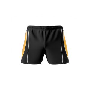 Shorts de rugby en polyester pour hommes de haute qualité, personnalisés, couleur unie, ensembles unisexes avec logo personnalisé, respirants et antibactériens - Product Image 6