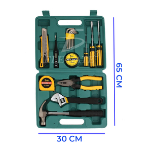 Set di Attrezzi Multifunzionali per Casa, Kit Completo di Riparazione Fai-da-Te, Utensili Manuali, Cacciaviti, Valigetta Rigida con Sistema di Misurazione Metrico - Product Image 2