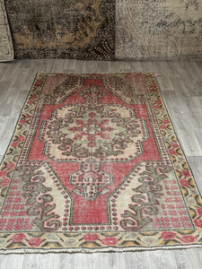 Tapis Oushak noeud turc persan fait à la main 8x10 pieds tapis noeud brodé pour chambre tapis de prière coloré - Product Image 4