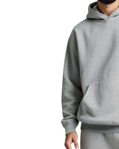 <b>Mens</b> Heather <b>Grey</b> Fleece Hoodie And Jogger Tracksuit Set Winter Casual Pullover Hooded <b>Sweatshirt</b> Pants Streetwear For <b>Men</b> - Product Image 3