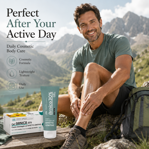 Gel de Árnica Sanavita 30% 150ml |   Gel de Masaje Corporal Premium |   Marca Privada OEM |   Hecho en Italia |   Tubo de Plástico |   Relajante |   Invisible - Product Image 4