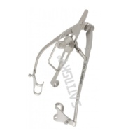 Spéculum oculaire MAUMENEE PARK en acier inoxydable, lames en acier massif réglables, 14 mm de large, vis de verrouillage, supports de suture, modèle SSE-18-33 CE