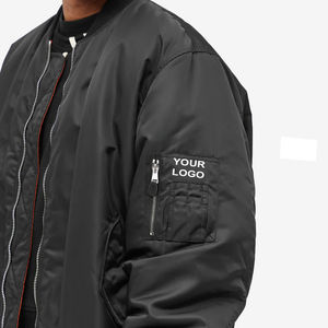 Blousons aviateur pour hommes de haute qualité, logo imprimé personnalisé, marque privée, vêtements d'hiver, OEM, blouson aviateur personnalisable pour hommes - Product Image 6