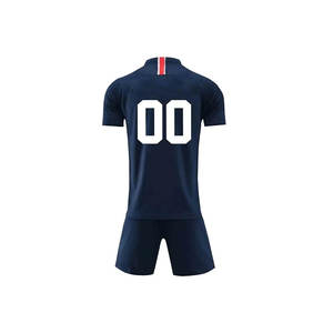 ชุดฟุตบอลชุดเสื้อและกางเกงขาสั้นผ้าโพลีเอสเตอร์100% ออกแบบได้ตามต้องการ - Product Image 3