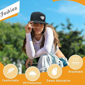 Chapeau de pêche en plein air à large bord, chapeau de soleil léger et respirant pour une utilisation en toutes saisons, chapeaux de pêche unisexes - Product Image 3