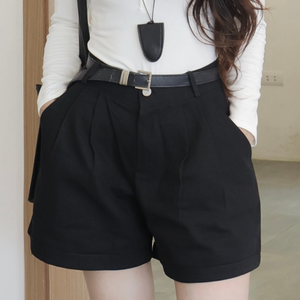 Pantalon court en coton 100% respirant pour femmes, coupe régulière, taille haute, droit, gain de temps, fabriqué au Vietnam, de qualité supérieure - Product Image 4