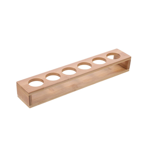 Cá nhân thiết kế Margarita chuyến bay uống nếm tàu chèo gỗ Sampler khay bằng gỗ bia Caddy bắn kính khay chủ - Product Image 5