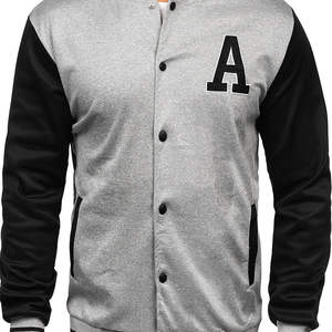 Chaquetas de Béisbol Universitarias Personalizables, Ropa Deportiva, Chaquetas Varsity de Lana de Alta Calidad para Adultos, Ropa de Hombre, Abrigo de Invierno - Product Image 4