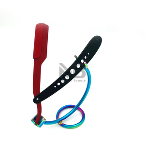 Maquinillas de Afeitar Manuales de Acero Inoxidable de Alta Calidad Más Vendidas, Mango de Bambú de Una Sola Hoja, Herramientas de Afeitado Profesionales para Barberos - Product Image 2