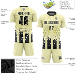 2025 nouveau modèle France gros uniformes de Football équipe maillots de Football meilleure qualité uniforme de Football 100% Polyester - Product Image 6