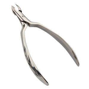 Outil d'élimination des peaux mortes en acier inoxydable, pince à cuticules professionnelle durable avec logo personnalisé, ouverture large, emballage en vrac - Product Image 1