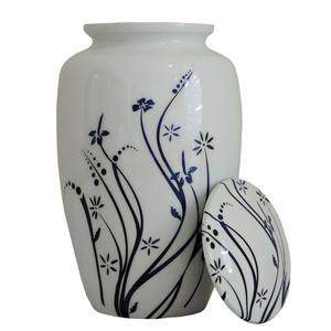 Urnes funéraires en aluminium de haute qualité, faites à la main, personnalisées pour adultes, design moderne vert et noir, pour les cendres humaines - Product Image 1