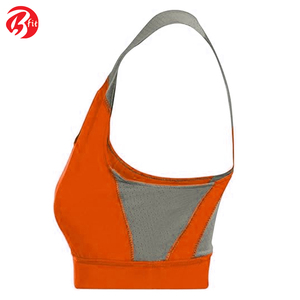 Logotipo personalizado Yoga Fitness Slim Fit Nueva llegada Sujetador deportivo con estilo Sujetador deportivo con cuello Halter simple Sujetador deportivo - Product Image 4