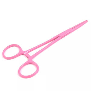 Juego de Pinzas Hemostáticas Rectas y Curvas Crile - 6.25 Pulgadas, Mango con Bloqueo, Color Plateado, Kit Quirúrgico Manual de Acero Inoxidable, Certificado CE - Product Image 6