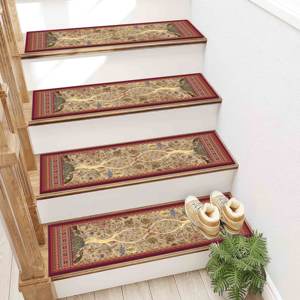 Tapis imprimé abstrait - Lavable en machine, design turc, confort rafraîchissant, tapis d'entrée - Product Image 1