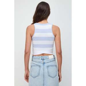<b>Striped</b> Crop Blouse - Product Image 5