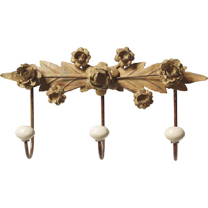 Antique <b>Black</b> Metal Wall <b>Hook</b> Hanger Excellent for Home Kitchen & Living Room <b>Coat</b> & Key Bag Wall Hangers - Product Image 2