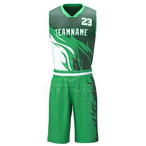 Ropa deportiva personalizada para exteriores, uniforme de baloncesto, material de poliéster 100%, el mejor diseño de alta calidad - Product Image 1