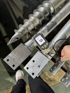 Hệ thống lắp đặt năng lượng mặt trời cho hệ thống giá đỡ bảng điều khiển năng lượng mặt trời hệ thống lắp đặt mặt đất cho trang trại năng lượng mặt trời thép xoắn ốc vít mặt đất - Product Image 4