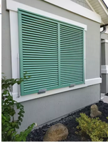 Lamelle verticale en alliage d'aluminium trempé, fabriquée en Inde, conforme aux normes américaines, résistante aux ouragans, écologique et moderne, avec cadre peint.