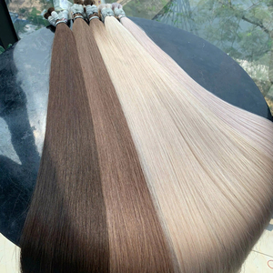 Prix de gros vrais cheveux humains en vrac couleur brune 100% extensions de cheveux humains vietnamiens de haute qualité - Product Image 1