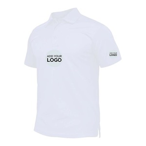 Chemises de golf pour hommes, décontractées, en tissu respirant, à col, couleur heather - Product Image 2