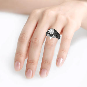Bague ouverte Jeulia Be Your King Penguin en acier inoxydable plaqué or rose - Product Image 4