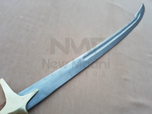POIGNÉE EN BOIS D'OLIVE FAIT MAIN EN ACIER À HAUTE TENEUR EN CARBONE ÉPÉE TATAR UKRAINIEN NMT-2543 - Product Image 4