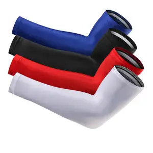 Cycling Wear Ice Silk Fabric Sleeve Outdoor Sports Arm Sleeves hand cover Sun Protection Customized Colour