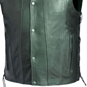 Best Selling High Quality Low Rate Leather <b>Vest</b> For <b>Men</b> New Design Custom Design Breathable <b>Men</b> Leather <b>Vest</b> - Product Image 5