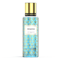 250ml Gris Montaigne Mykonos Brume Parfumée Naturelle de Luxe au Thé Frais, Vaporisateur Taille Standard pour SPA, Fabriqué en France