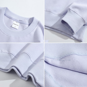 Sweatshirts pour hommes de haute qualité en coton molletonné à col rond, couleur unie, teinture, prix bas, sweatshirts personnalisés doux et confortables - Product Image 6