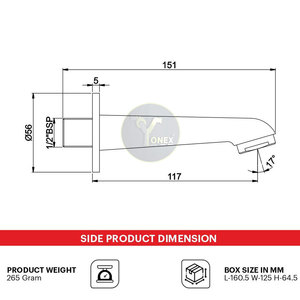 Equipo de Baño de Primera Calidad, Grifo Bau Spout en Oferta Online, Grifos de Baño y Ducha Bau Spout - Product Image 2