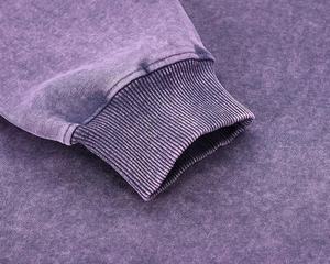 2025 gros haute rue personnalisé 3D sérigraphie surdimensionné lavage à l'acide à capuche pour hommes polaire matériel pour automne bases à capuche - Product Image 4