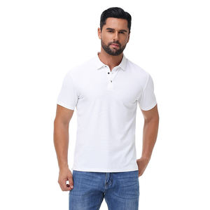 Vente directe de polos blancs sans couture, antibactériens et anti-UV, adaptés aux activités de golf et d'équitation - Product Image 2