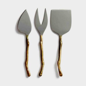 ที่หั่นชีสชุบทองทำจากสเตนเลสสไตล์โมเดิร์นมีด้ามจับสลักลายนูนทรงค้อน - Product Image 5