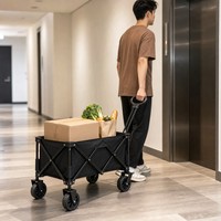 Chariot utilitaire robuste à 4 roues pour le transport d'objets
