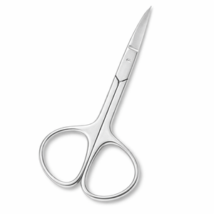 Tijeras para Cutículas de Acero Inoxidable con Punta Afilada - Herramienta Profesional de Manicura y Cuidado de Uñas para Diestros, Duraderas, Marca MANAN - Product Image 1