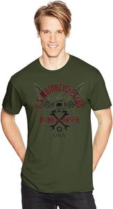 Camiseta de cuello redondo de algodón 100% de alta calidad nueva llegada OEM camisetas de hombre de impresión personalizada con bordado en blanco de peso pesado - Product Image 2
