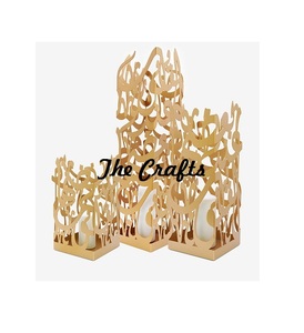 เชิงเทียนโลหะสีทองดีไซน์คลาสสิกสำหรับบ้าน โรงแรม และงานแต่งงาน - Product Image 6