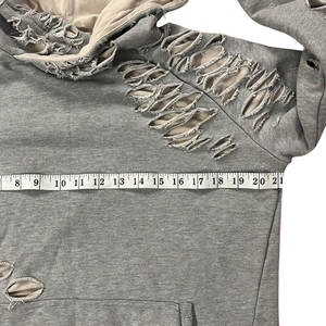 เสื้อฮู้ดสวมหัวผ้าฝ้ายแบบสวมหัวมีฮู้ดสำหรับผู้ชายผ้าคอตตอนผสมคุณภาพสูงมาใหม่ - Product Image 6