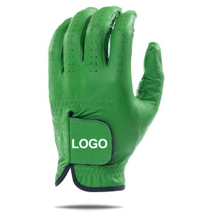 Gant de golf en cuir souple et respirant de haute qualité avec impression de logo Gants de golf en cuir Cabretta personnalisés abordables en gros - Product Image 4