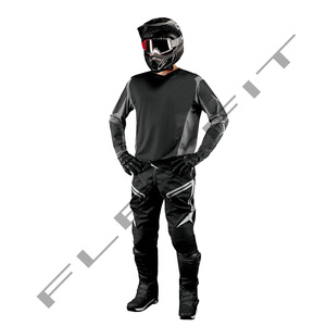 Traje de Motocross Personalizado, Resistente al Viento, Talla Grande, 90% Poliéster, Ropa Deportiva Transpirable, Equipo de Protección - Product Image 2