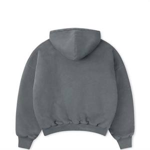 Vente en gros 2025 pulls à capuche 100% coton de qualité supérieure pour hommes nouveau design avec fermeture éclair logo imprimé pour l'hiver brodé - Product Image 2