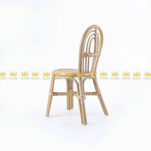 Vietnam Retro ratán banquete evento silla venta al por mayor comercial ocio boda banquete para Hotel sala de estar cocina dormitorio - Product Image 3