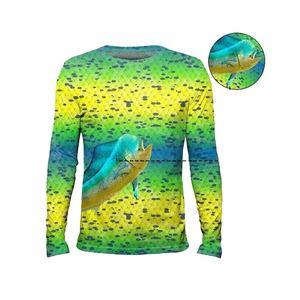 Camiseta de Pesca para Hombre de Primera Calidad, Multicolor, Manga Larga, Impresión por Sublimación, Jersey Personalizado de Secado Rápido con Protección UV - Product Image 6