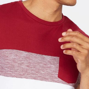 T-shirts pour hommes de haute qualité 100% coton soie séchage rapide Fitness course à pied vêtements de sport Logo personnalisé couleur unie imprimé tricoté personnalisé - Product Image 4