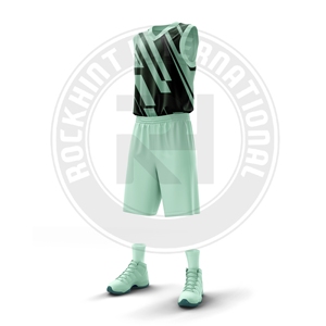 Uniforme de basket-ball léger pour équipes, fabriqué en tissu polyester, idéal pour les entraînements, les matchs et les tournois - Product Image 5